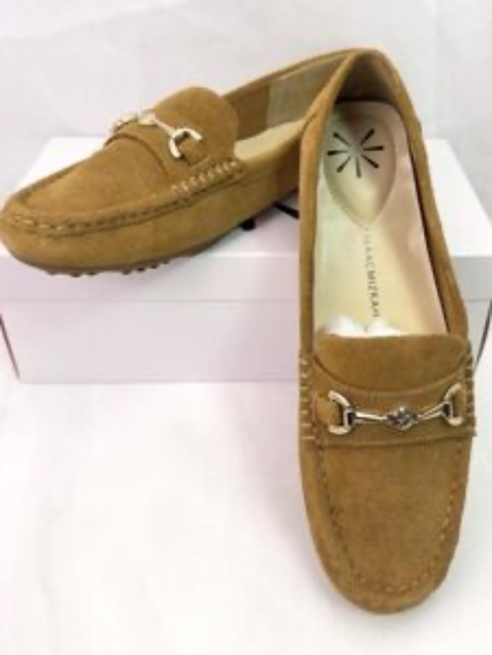 Isaac Mizrahi Annie Suede Driving Moccasins